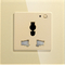 13A Tuya Timer Wall Socket 3500W Voice Activated Power Outlet